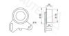 AUTEX 641190 Tensioner Pulley, timing belt